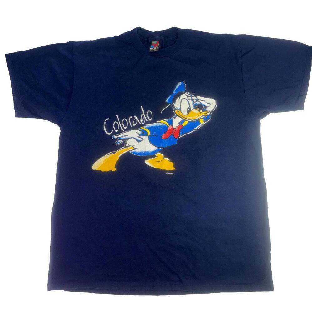 VTG Donald Duck Walt Disney Colorado Classic Sailor XL T-Shirt, VELVA SHEEN